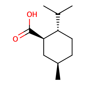 (1R,2S,5R)-2-Isopropyl-5-methylcyclohexanecarboxylic acid,CAS No. 16052-40-7.