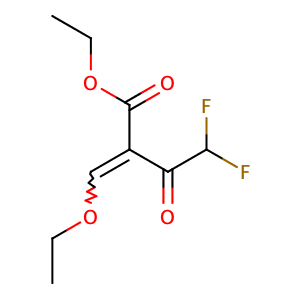 Ethyl 2-(ethoxymethylene)-4,4-difluoro-3-oxobutanoate,CAS No. 176969-33-8.