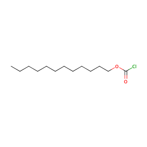 Dodecyl carbonochloridate,CAS No. 24460-74-0.