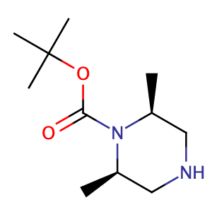 (2R,6S)-tert-Butyl 2,6-dimethylpiperazine-1-carboxylate,CAS No. 180975-66-0.