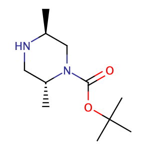 (2R,5S)-tert-Butyl 2,5-dimethylpiperazine-1-carboxylate,CAS No. 309915-46-6.