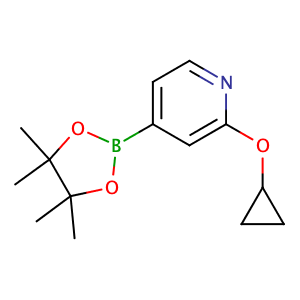 2-Cyclopropoxy-4-(4,4,5,5-tetramethyl-1,3,2-dioxaborolan-2-yl)pyridine,CAS No. 1346707-95-6.