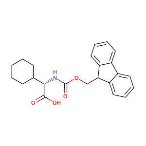 (S)-2-((((9H-Fluoren-9-yl)methoxy)carbonyl)amino)-2-cyclohexylacetic acid,CAS No. 161321-36-4.