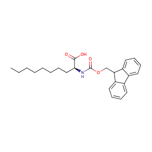 (S)-2-((((9H-Fluoren-9-yl)methoxy)carbonyl)amino)decanoic acid,CAS No. 193885-59-5.