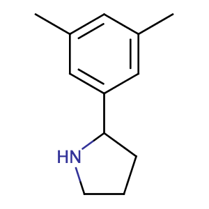 2-(3,5-Dimethylphenyl)pyrrolidine,CAS No. 383127-44-4.