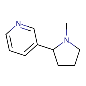 3-(1-Methylpyrrolidin-2-yl)pyridine,CAS No. 22083-74-5.