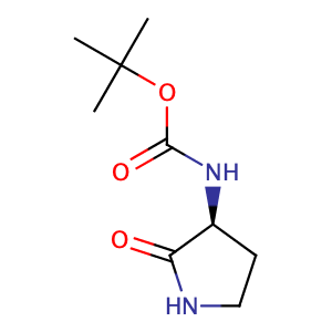 (S)-tert-Butyl (2-oxopyrrolidin-3-yl)carbamate,CAS No. 92235-34-2.