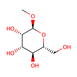 α-D-Mannopyranoside, methyl,CAS No. 617-04-9.