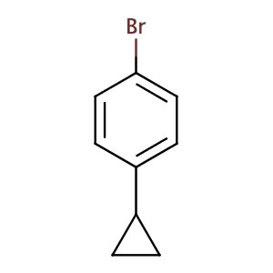1-Bromo-4-cyclopropylbenzene,CAS No. 1124-14-7.