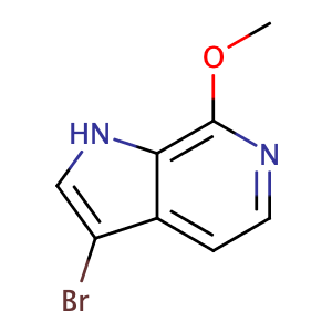 3-Bromo-7-methoxy-1H-pyrrolo[2,3-c]pyridine,CAS No. 352434-16-3.