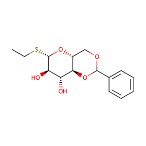 Ethyl 4,6-O-benzylidene-1-thio-b-D-glucopyranoside,CAS No. 20701-61-5.