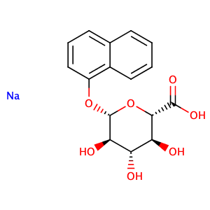 1-Naphthyl -β-D-glucuronide sodium salt,CAS No. 83833-12-9.
