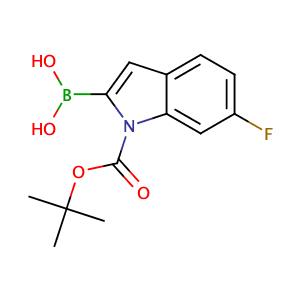 1-Boc-6-Fluoro-1H-indole-2-boronic acid,CAS No. 1000068-26-7.