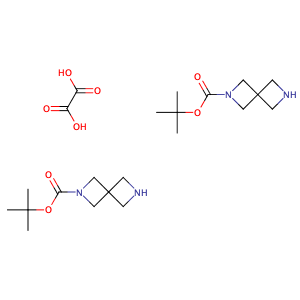 2,6-Diazaspiro[3.3]heptane-2-carboxylic acid, 1,1-dimethylethyl ester, ethanedioate (2:1),CAS No. 1041026-71-4.