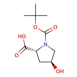 (2R,4S)-1-(tert-Butoxycarbonyl)-4-hydroxypyrrolidine-2-carboxylic acid,CAS No. 147266-92-0.