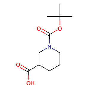 1-(tert-Butoxycarbonyl)piperidine-3-carboxylic acid,CAS No. 84358-12-3.