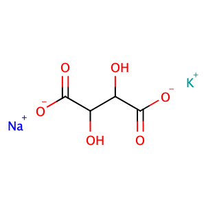 Potassium Sodium Tartrate,CAS No. 304-59-6.