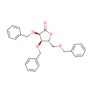 (3R,4R,5R)-3,4-Bis(benzyloxy)-5-((benzyloxy)methyl)dihydrofuran-2(3H)-one,CAS No. 55094-52-5.