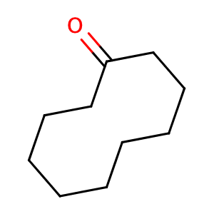 Cyclodecanone,CAS No. 1502-06-3.