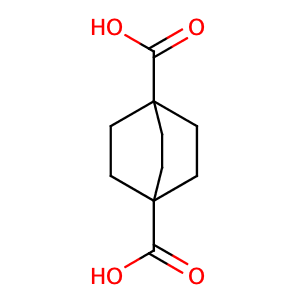 Bicyclo[2.2.2]octane-1,4-dicarboxylicacid,CAS No. 711-02-4.