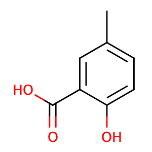 5-Methylsalicylic acid,CAS No. 89-56-5.