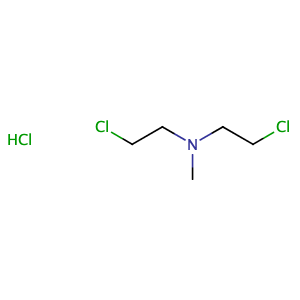 2-Chloro-N-(2-chloroethyl)-N-methylethanamine hydrochloride,CAS No. 55-86-7.