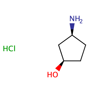(1R,3S)-3-Aminocyclopentanol hydrochloride,CAS No. 1279032-31-3.