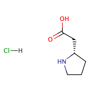 (S)-2-(Pyrrolidin-2-yl)acetic acid hydrochloride,CAS No. 53912-85-9.