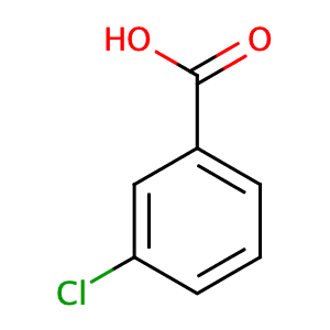 3-Chlorobenzoic acid,CAS No. 535-80-8.