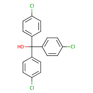 Tris(4-chlorophenyl)methanol,CAS No. 3010-80-8.