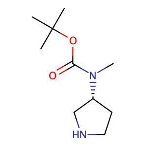 (R)-tert-Butyl methyl(pyrrolidin-3-yl)carbamate,CAS No. 392338-15-7.
