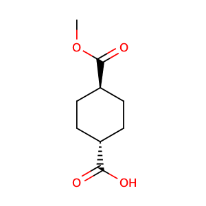 Trans-4-(methoxycarbonyl)cyclohexanecarboxylic acid,CAS No. 15177-67-0.