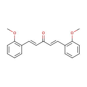 (1E,4E)-1,5-Bis(2-methoxyphenyl)penta-1,4-dien-3-one,CAS No. 39777-61-2.