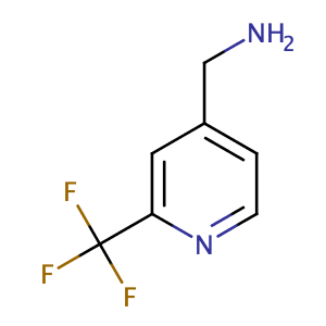 (2-(Trifluoromethyl)pyridin-4-yl)methanamine,CAS No. 916304-20-6.