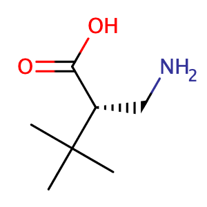 (S)-2-(Aminomethyl)-3,3-dimethylbutanoic acid,CAS No. 367278-48-6.