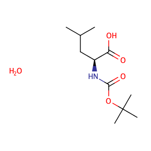(S)-2-((tert-Butoxycarbonyl)amino)-4-methylpentanoic acid hydrate,CAS No. 200936-87-4.