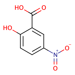 2-Hydroxy-5-nitrobenzoic acid,CAS No. 96-97-9.