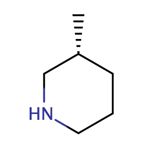 (-)-(R)-3-methylpiperidine,CAS No. 16078-25-4.