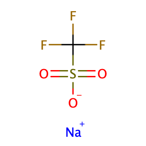 Sodium trifluoromethanesulfonate,CAS No. 2926-30-9.