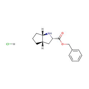 (1S,3S,5S)-2-Azabicyclo[3,3,0]octane-3-carborylic acid benzyl ester hydrochloride,CAS No. 87269-87-2.