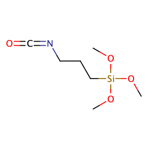 3-Isocyanatopropyltrimethoxysilane,CAS No. 15396-00-6.