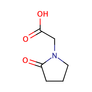 (2-oxopyrrolidin-1-yl)acetic acid,CAS No. 53934-76-2.