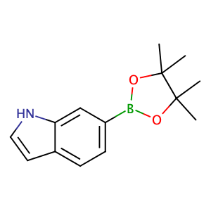 6-(4,4,5,5-Tetramethyl-1,3,2-dioxaborolan-2-yl)-1H-indole,CAS No. 642494-36-8.