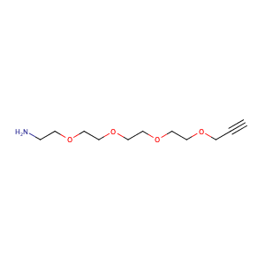 3,6,9,12-tetraoxapentadec-14-yn-1-amine,CAS No. 1013921-36-2.