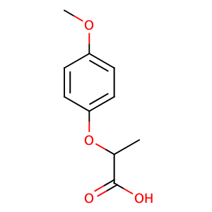 Sodium 2-(4-methoxyphenoxy)propanoate,CAS No. 13794-15-5.
