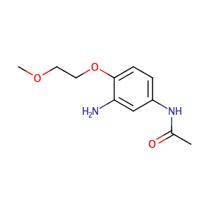3-Amino-4-methoxyethoxyacetanilide,CAS No. 68385-79-5.