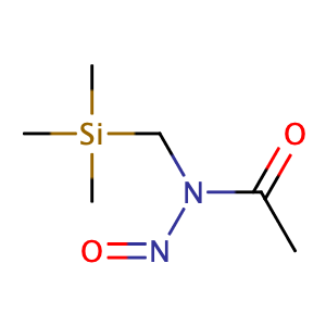(N-nitroso-N-trimethylsilylmethyl)acetamide,CAS No. 59546-83-7.