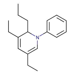 3,5-Diethyl-1,2-dihydro-1-phenyl-2-propylpyridine,CAS No. 34562-31-7.