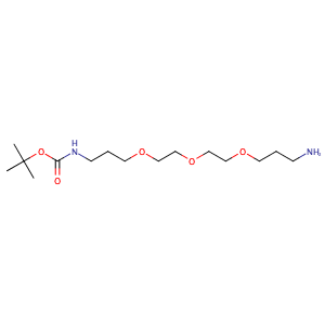 tert-Butyl (3-(2-(2-(3-aminopropoxy)ethoxy)ethoxy)propyl)carbamate,CAS No. 194920-62-2.