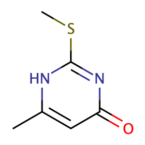 6-Methyl-2-(methylthio)pyrimidin-4-ol,CAS No. 6328-58-1.